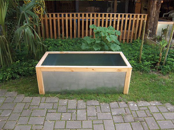 Carré potager rectangle H.47 cm 134×64 en métal