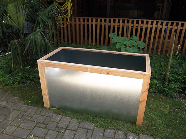 Carré potager rectangle H.72 cm 134×64 en métal