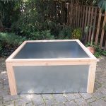 Carré potager carré H.47 cm 104×104 en métal