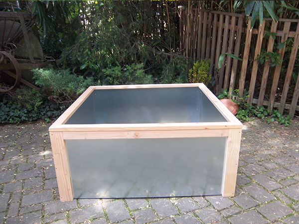 Carré potager carré H.47 cm 104×104 en métal