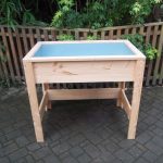 Bac potager sur pieds en bois