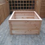 Carré potager carré H.67,5 cm 120×120 en bois – nouvelle gamme, montage par vis