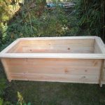 Carré potager rectangle H.45 cm 150x75 en bois