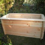 Carré potager rectangle H.67,5 cm 150×75 en bois – montage par emboîtement