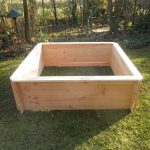 Carré potager carré H.45 cm 150×150 en bois – montage par emboîtement