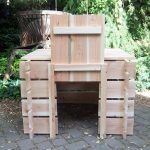 Composteur en bois de 420 L