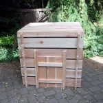 Composteur en bois de 620L